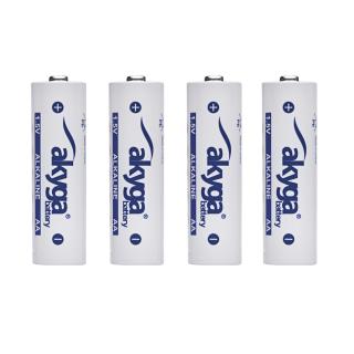 Bateria alkaliczna Akyga AKY2069 AA LR6 Zn-MnO2, 1.5V/3050mAh 4szt/folia