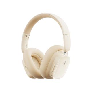 Słuchawki z mikrofonem Baseus Bowie H1i A00050402223-00 Bluetooth 5.3 ANC beżowe