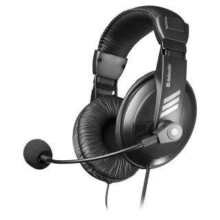 Słuchawki z mikrofonem Defender GRYPHON 750 czarne
