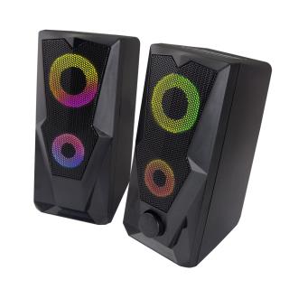 Głośniki 2.0 Esperanza USB LED Rainbow Baila EGS103