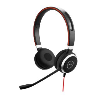 Słuchawki przewodowe z mikrofonem Jabra Evolve 40 DUO 3,5mm (bez USB)