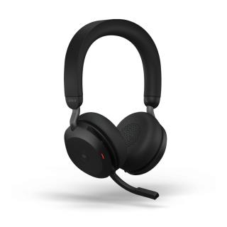 Słuchawki z mikrofonem Jabra Evolve2 75 Link380a MS Stereo Czarne bezprzewodowe