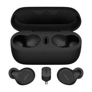 Słuchawki z mikrofonem Jabra Evolve2 Buds USB-A MS bezprzewodowe
