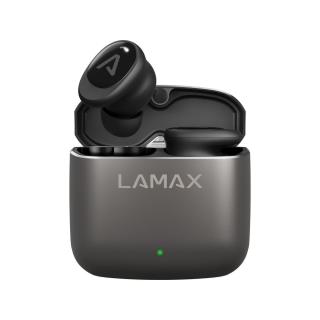 Słuchawki bezprzewodowe LAMAX SteelDots3 ANC TWS BT 5.3 USB-C IPX5 8godz czarne