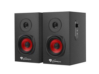 Głośniki Genesis Helium 200 2.0 20W RMS czarno-czerwone