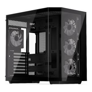 Obudowa KRUX Empero ATX, z oknem, bez zasilacza, czarna