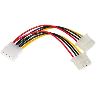 Kabel adapter Akyga AK-CA-15 Molex (M) - 2x Molex (F) 0,15m 