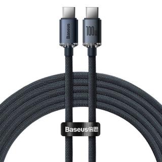 Kabel przewód USB-C PD 2.0 Baseus Crystal CAJY000601 Quick Charge 3.0 5A z obsługą szybkiego ładowania 100W 1,2m