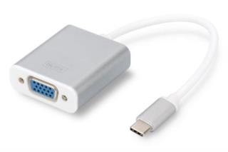 Kabel adapter DIGITUS VGA 1080p FHD na USB 3.0 Typ C, aluminiowy