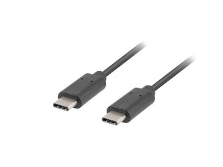 Kabel USB 2.0 Lanberg Type-C M/M 1,8m czarny