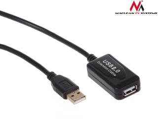 Przedłużacz USB 2.0 aktywny Maclean MCTV-757 USB 2.0 (M) - USB 2.0 (F) 10m