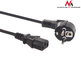 Kabel zasilający Maclean MCTV-692 3 pin 3m wtyk EU 