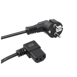Kabel zasilający kątowy Maclean MCTV-803 3 pin 3m wtyk EU 
