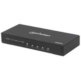 Rozdzielacz / Splitter AV HDMI 2.0 Manhattan 207805 1x4 4K*2K 60Hz UHD HRD