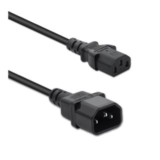 Kabel zasilający Qoltec do UPS | IEC C13/C14 | 3x1.0mm2 | 1.5m
