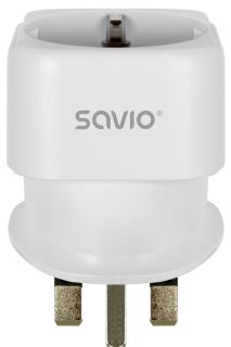 Adapter podróżny Savio AP-04 gniazdo EU-wtyk UK 
