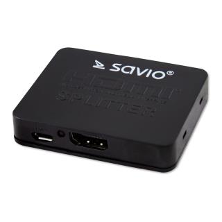 Splitter Savio CL-93 HDMI,  1x2 Full HD 4K 