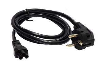 Kabel zasilający Savio CL-81 do notebooka "koniczynka" 1,8m