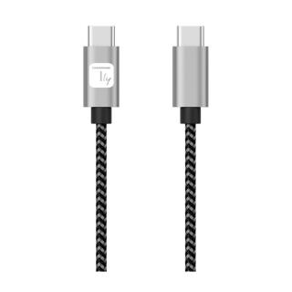 Kabel Techly USB 2.0 USB-C na USB-C 0,5m M/M 3A