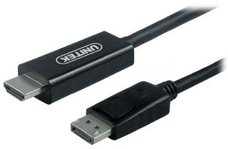 Kabel przejściówka Unitek Y-5118CA Displayport to HDMI 1,8m