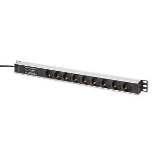 Listwa zasilająca DIGITUS PDU Rack (620mm) z zab. przeciwprzepięciowym