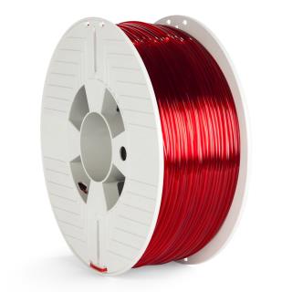 Filament do drukarek 3D Verbatim PET-G 2,85 mm 1kg czerwony transparentny