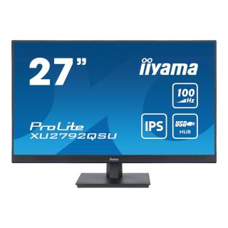 Monitor iiyama 27" ProLite XU2792QSU-B6 IPS QHD 100Hz HDMI DP HUB głośniki