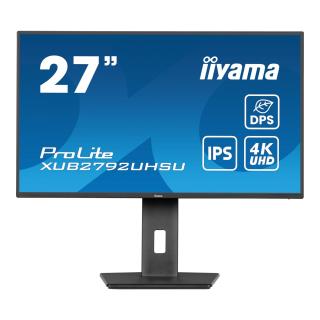 Monitor iiyama 27" ProLite XUB2792UHSU-B6 IPS UHD 60Hz HDMI DP HUB głośniki
