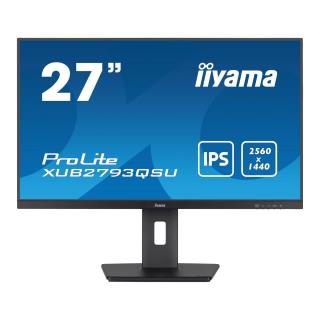 Monitor iiyama 27" ProLite XUB2793QSU-B7 IPS QHD 100Hz HDMI DP HUB głośniki