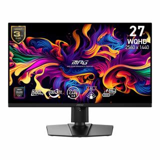 Monitor MSI 26,5" MPG 271QR QD-OLED X50 QD-OLED WQHD 500Hz 2xHDMI DP HUB