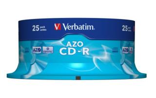 Płyty CD-R Verbatim 700MB AZO (Cake 25)
