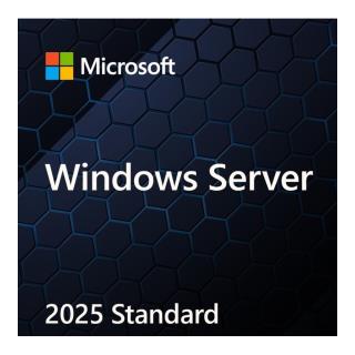Oprogramowanie Windows Server Standard 2025 64Bit Polish 1pk DSP OEI DVD 16 Core