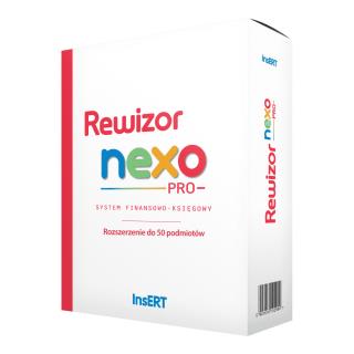 Oprogramowanie InsERT - Rewizor nexo PRO - rozszerzenie do 50 Podmiotów