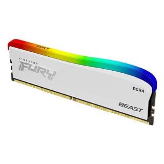 Pamięć DDR4 Kingston Fury Beast RGB SE 32GB (2x16GB) 3600MHz CL18 1,35V Biały 