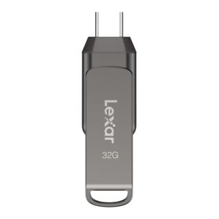 Pendrive Lexar JumpDrive D400 32GB USB 3.2 Gen1 Type-C 100MB/s srebrny