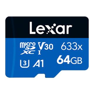 Karta pamięci Lexar microSDXC High-Performance 633x 64GB V30 UHS-I U3 A1 100/30MB/s