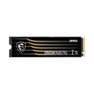 Dysk SSD MSI SPATIUM M480 Pro 2TB M.2 2280 PCIe 4.0 NVMe (7400/7000 MB/s) 3D NAND