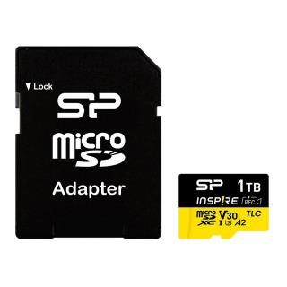 Karta pamięci Silicon Power Inspire microSDXC 1TB V30 UHS-I U3 A2 170/160 MB/s TLC + adapter