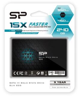 Dysk SSD Silicon Power S55 240GB 2.5" SATA3 (460/450 MB/s) 7mm