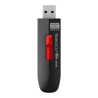 Pendrive Team Group C212 256GB (1000/800 MB/s) USB 3.2 Gen2 Black