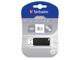 Pendrive Verbatim 8GB PinStripe USB 2.0