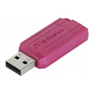 Pendrive Verbatim PinStripe USB Drive 128GB USB 2.0 Gorący Różowy