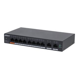 Switch zarządzalny Dahua CS4010-8ET-60 8x10/100Mbps 2x1GbE uplink PoE 60W