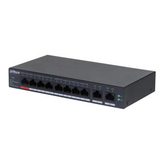 Switch zarządzalny Dahua CS4010-8GT-60 8x1GbE 2x1GbE uplink PoE 60W