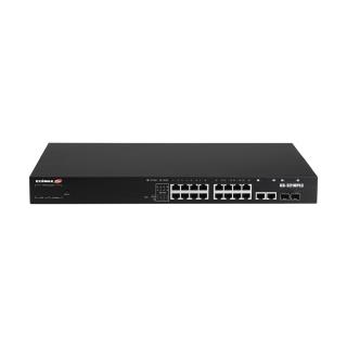 Switch zarządzalny Edimax GS-5216PLC 16-port gigabit PoE+ Web Smart z 2xgigabit Combo RJ45/SFP