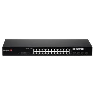 Switch zarządzalny Edimax GS-5424G 24-port gigabit Web Smart z 4SFP trybem Long Range