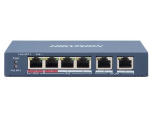 Switch niezarządzalny HIKVISION DS-3E0106HP-E / PoE 10/100M 