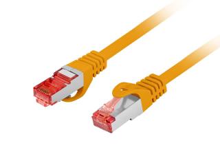 Patchcord Lanberg S/FTP kat.6 15m LSZH CU fluke passed pomarańczowy