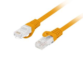 Patchcord Lanberg UTP kat.6 0,5m LSZH CU fluke passed pomarańczowy