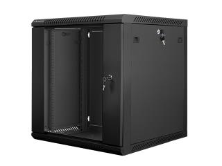 Szafa instalacyjna Rack wisząca 19" 12U 600x600 czarna Lanberg (flat pack)